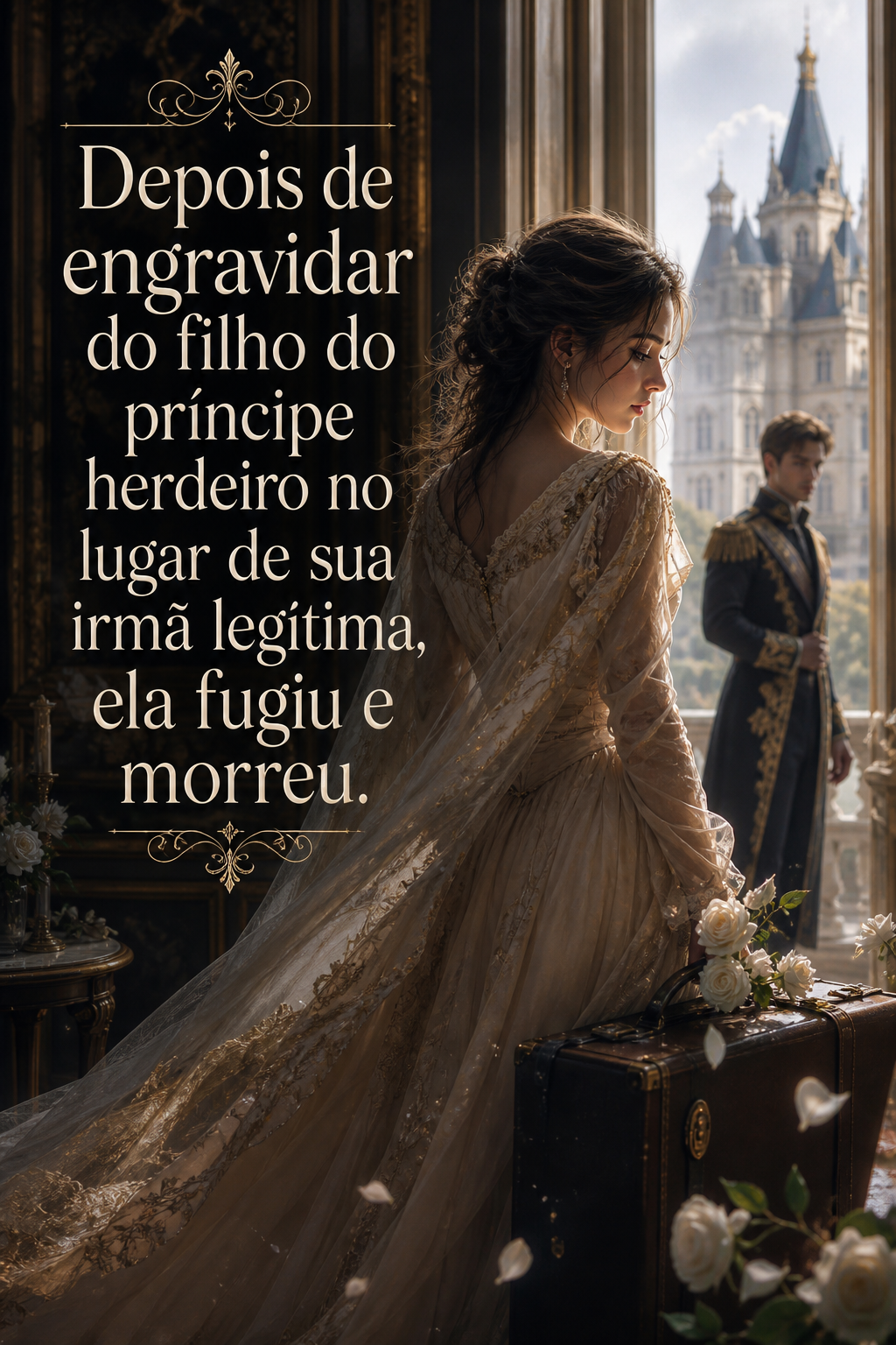 Depois de engravidar do filho do príncipe herdeiro no lugar de sua irmã legítima, ela fugiu e morreu.